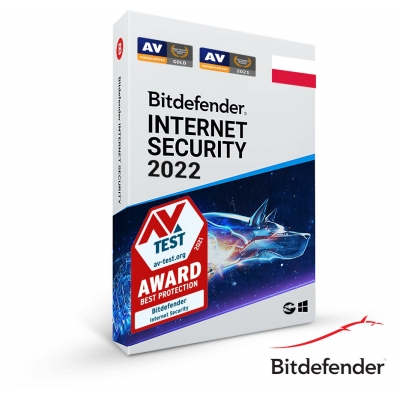 Bitdefender Internet Security 2022 PL 1 PC / 1 ROK