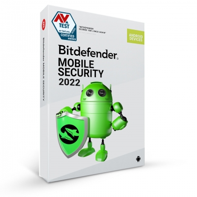 Bitdefender Security for Mobile 2022 PL 1 URZĄDZENIE / 1 ROK (Android)