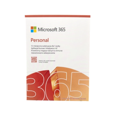 Microsoft 365 Personal PL 1 Użytkownik (5 urządzeń) / 1 Rok