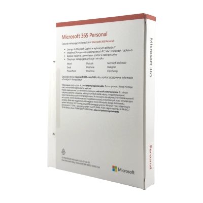 Microsoft 365 Personal PL 1 Użytkownik (5 urządzeń) / 1 Rok - ESD